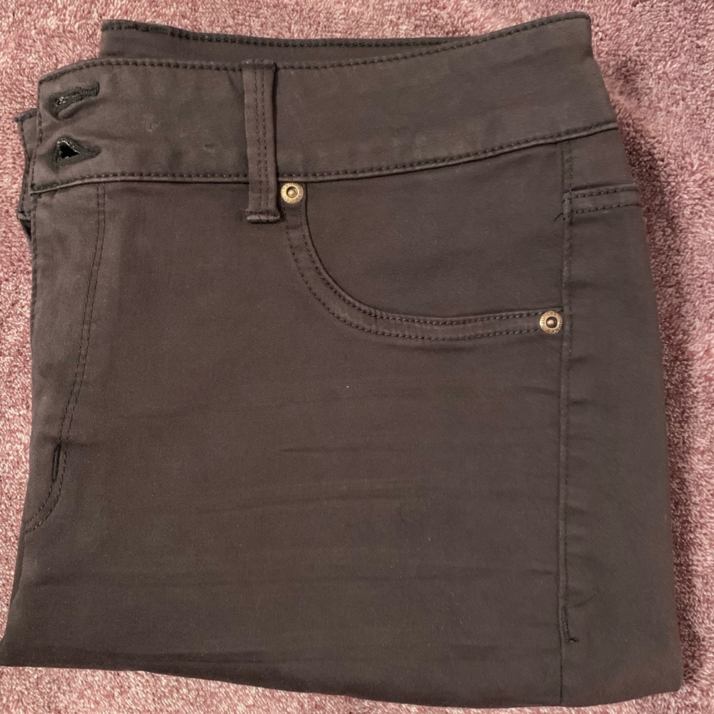 High Rise Brown Skinny Pant